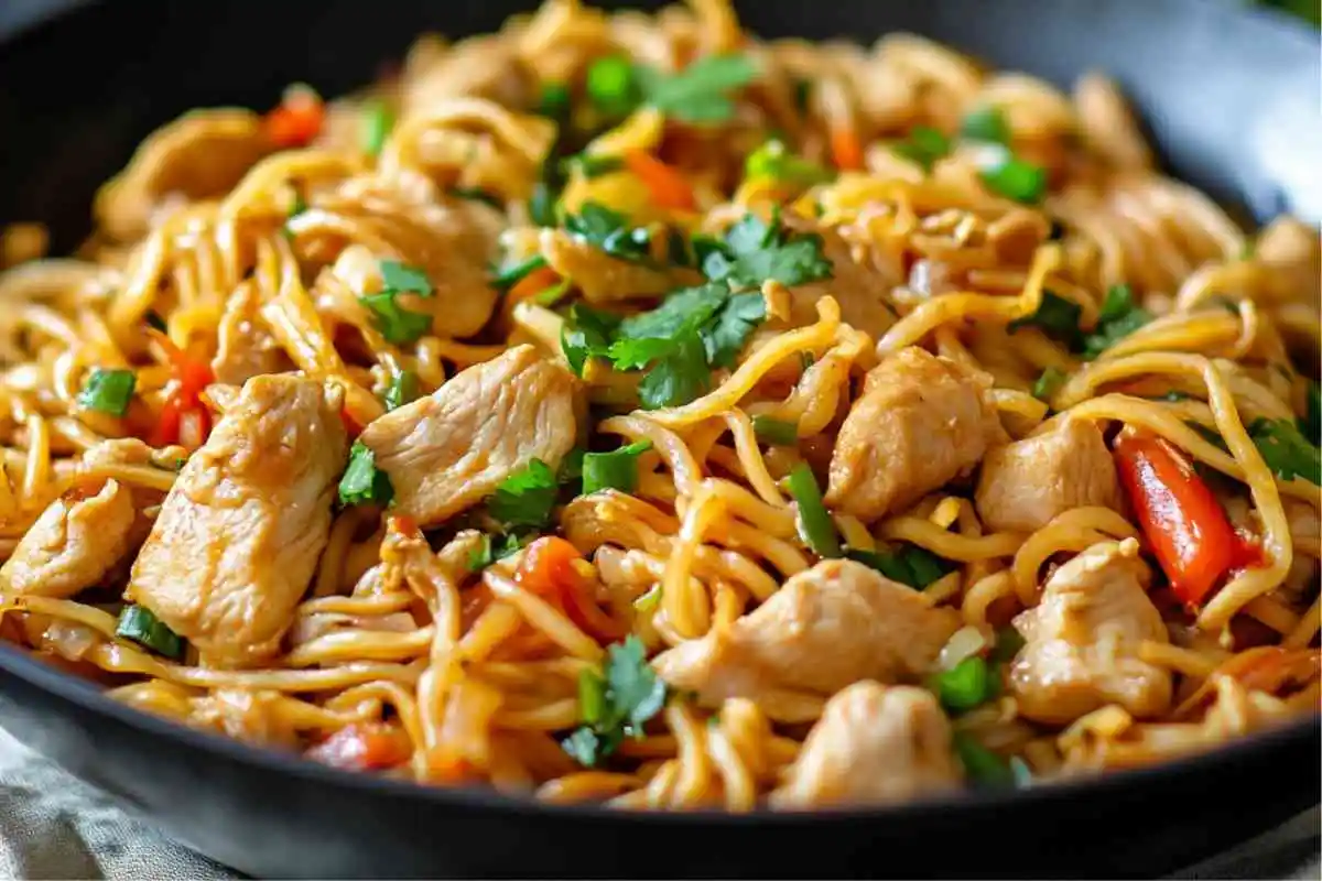 Delicious Chicken Pancit: A Filipino Noodle Dish