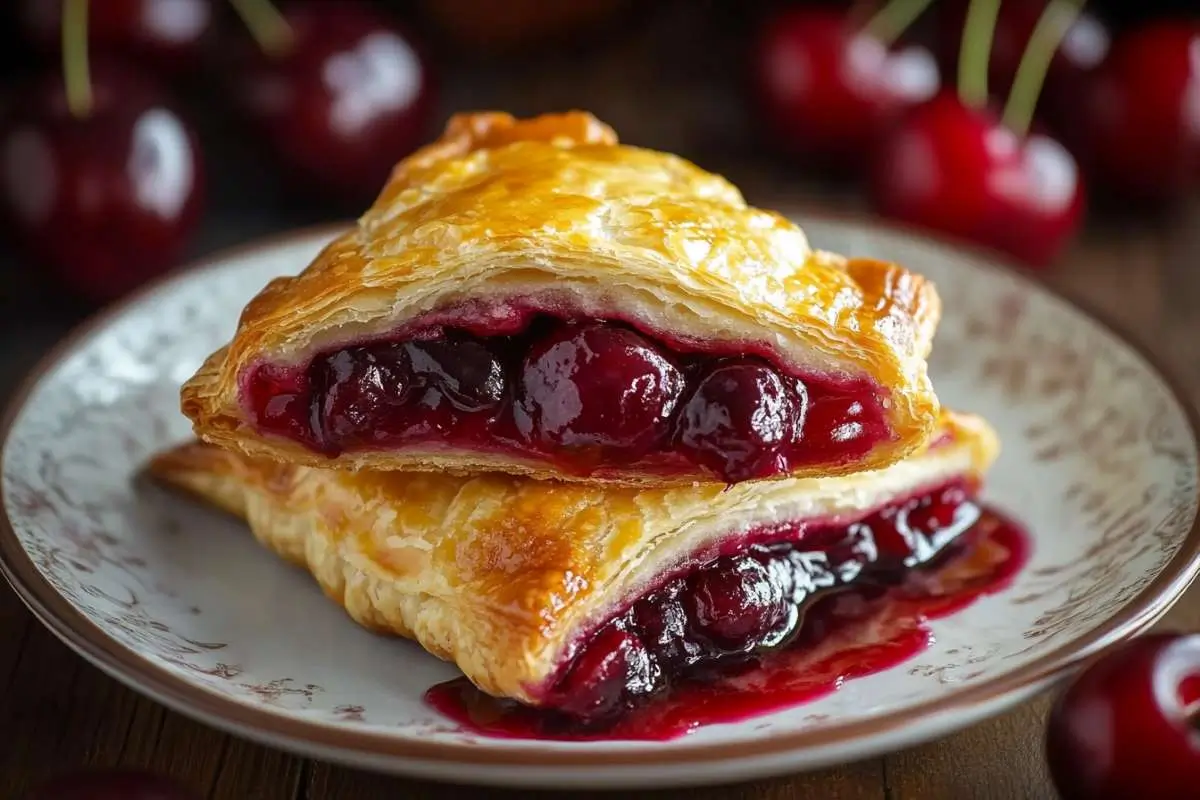 Classic Cherry Turnovers with Flaky Pastry