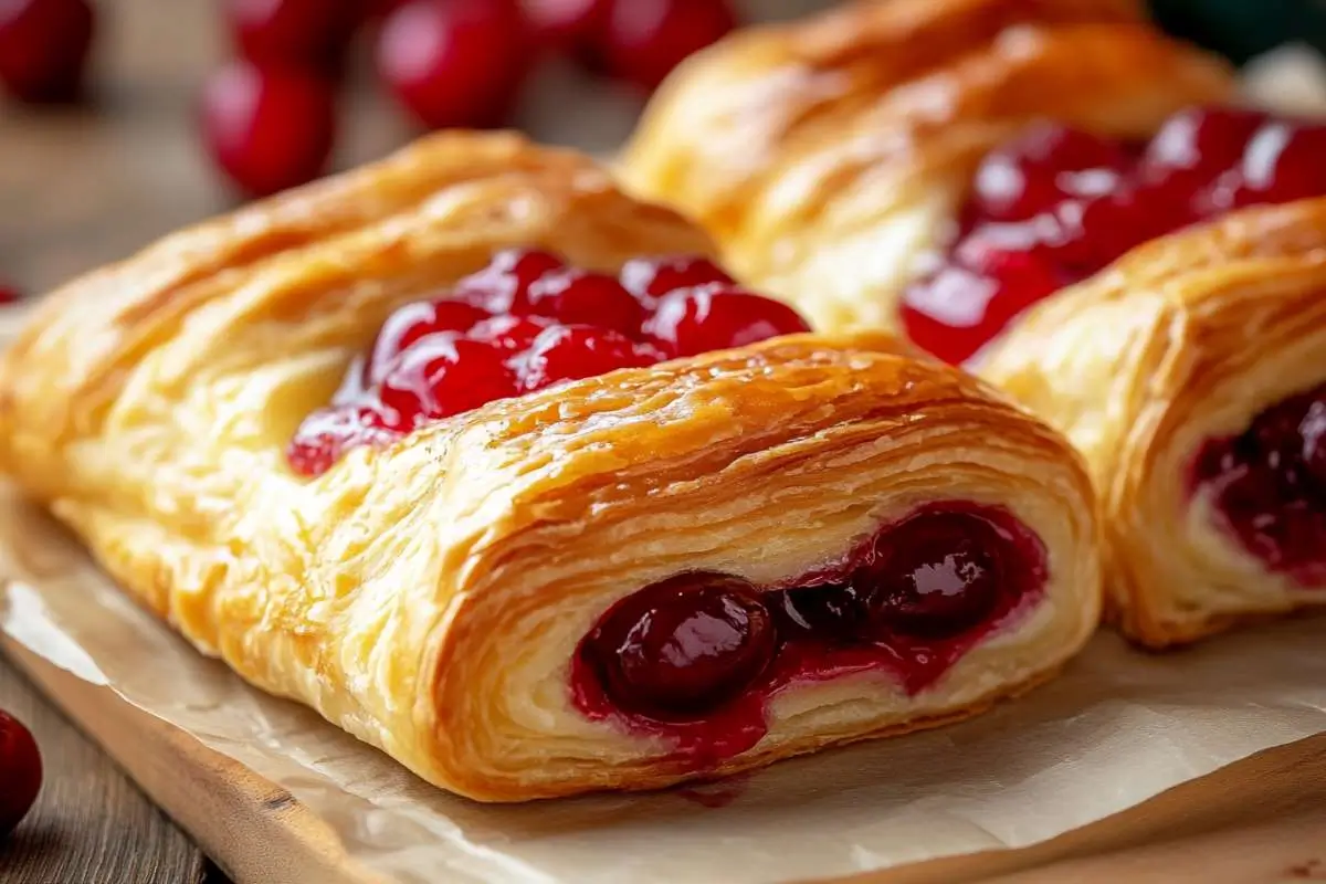 Decadent Cherry Cheese Danish Recipe