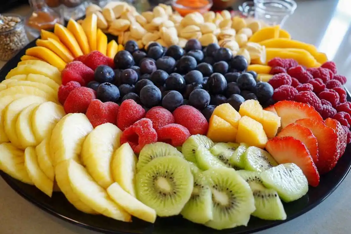 Healthy Breakfast Options Fresh Fruits and Nuts
