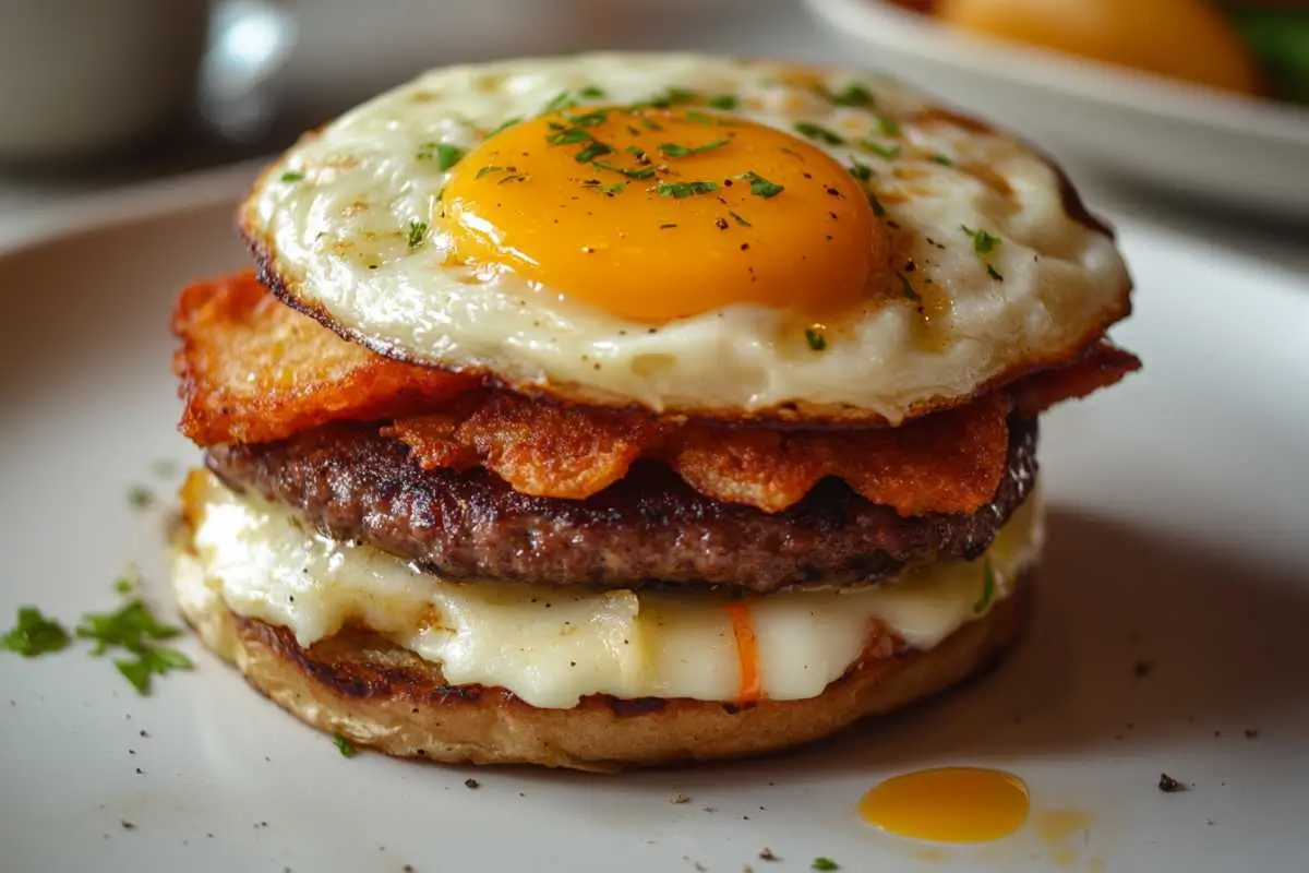 Lazy Hash Browns for Breakfast Burgers