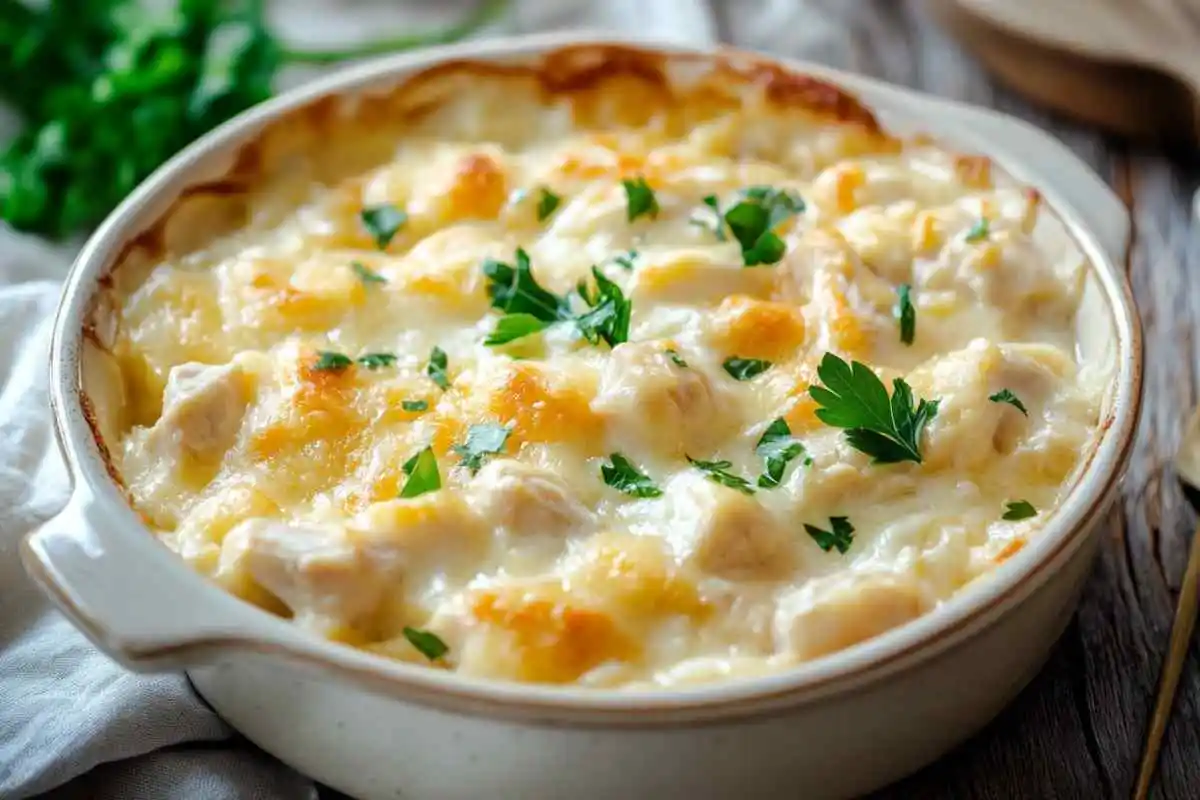 creamy chicken casserole dish