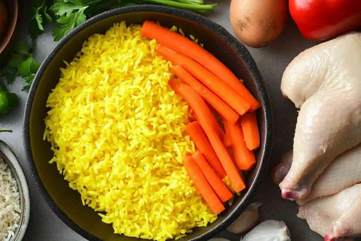 Chicken and Yellow Rice Recipe Ingredients