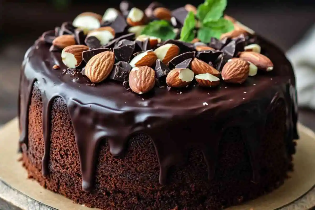 Chocolate Almond Nut Cake