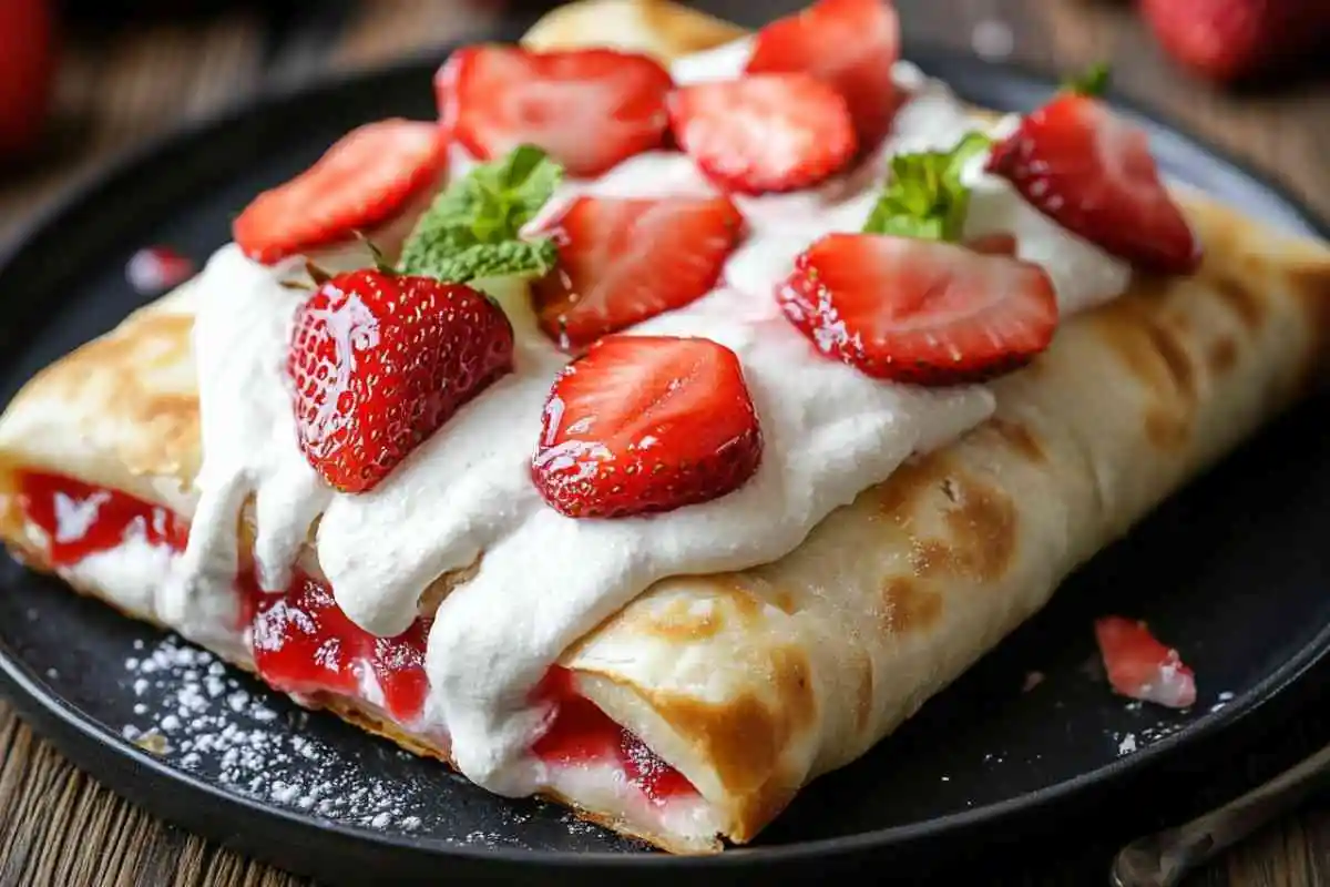 How to Make Strawberry Cheesecake Chimichangas