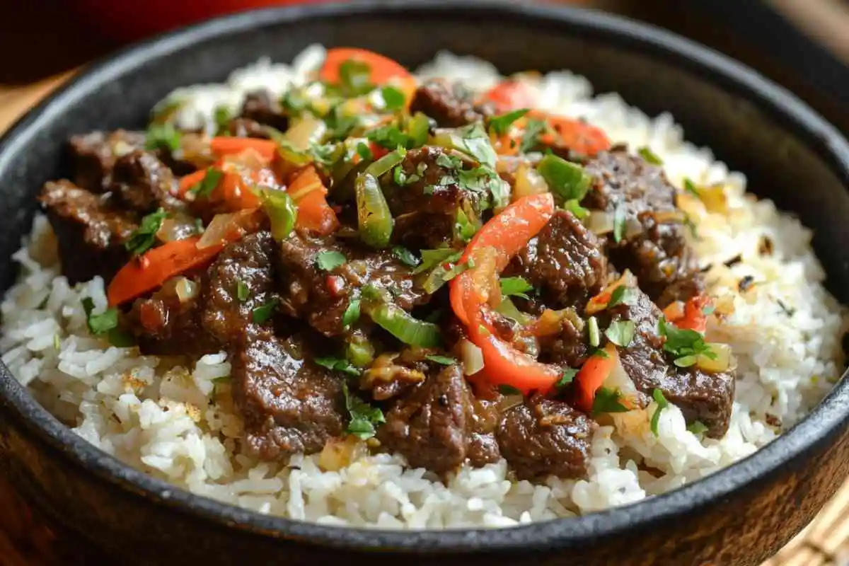 How to Prepare Beef Pepper Rice