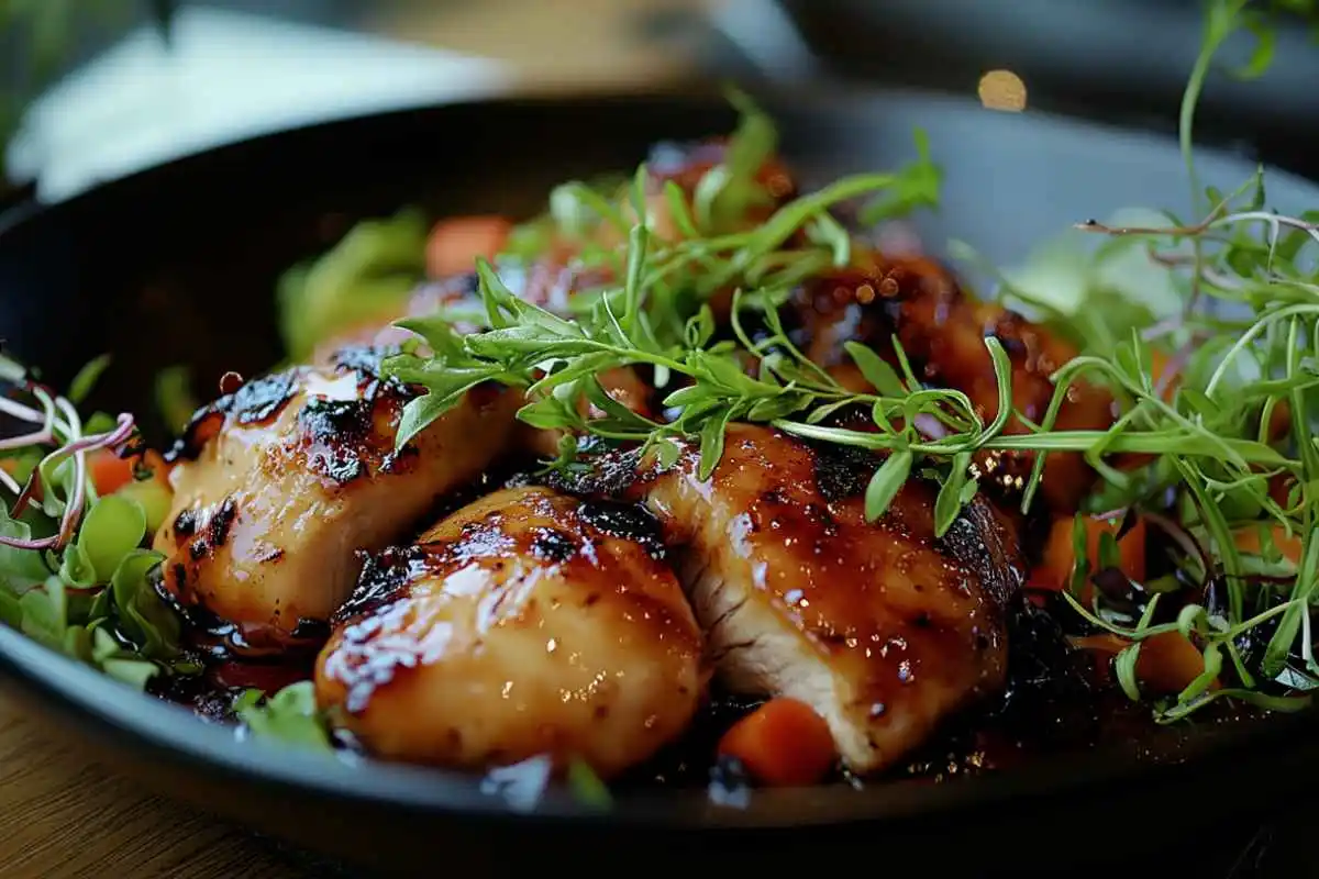 Leftover Bourbon Chicken
