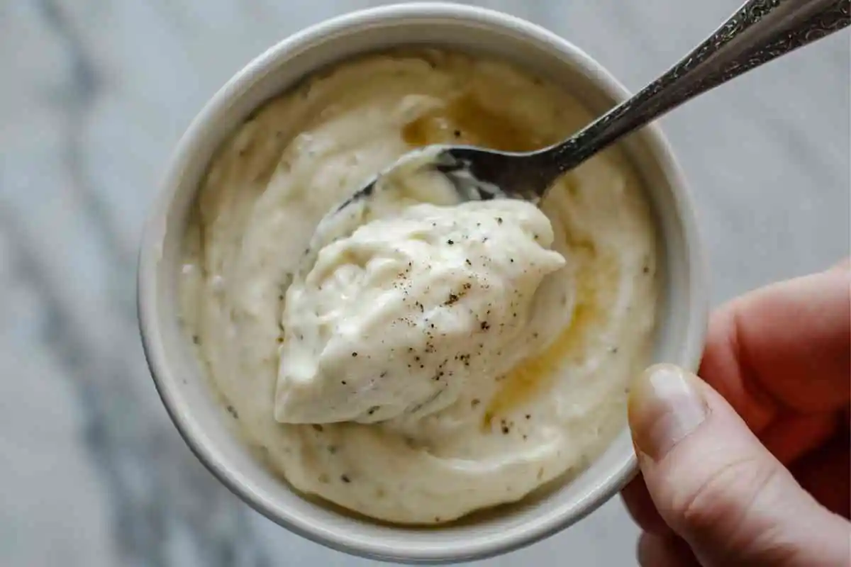 Roasted Garlic Blue Jam Aioli