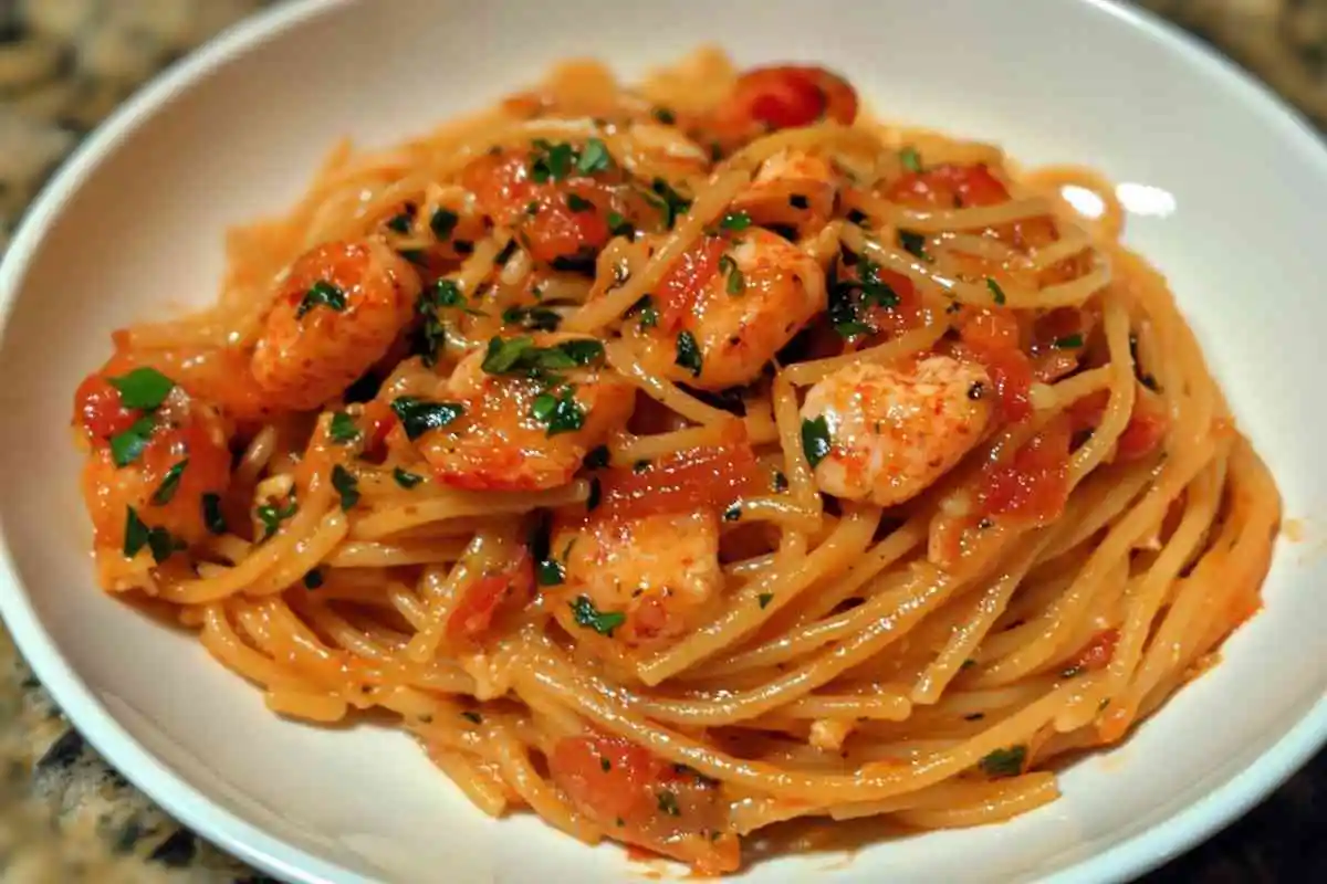 Spicy Lobster Pasta