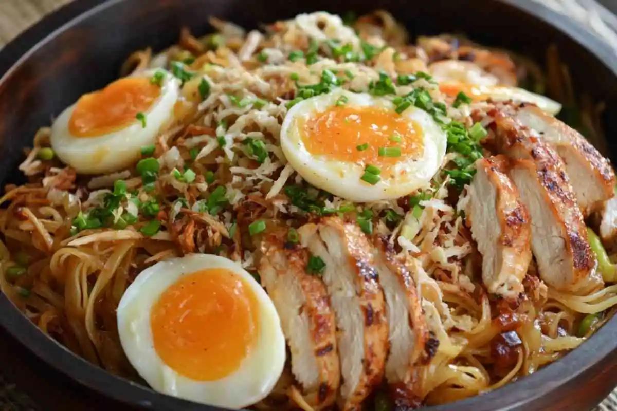 Traditional Filipino Noodle Dish