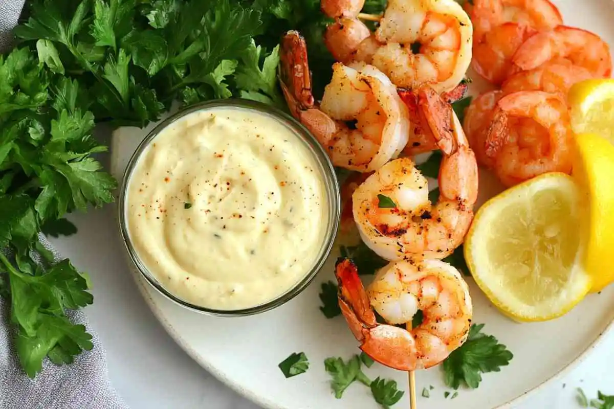 perfect Blue Jam Garlic Aioli recipe