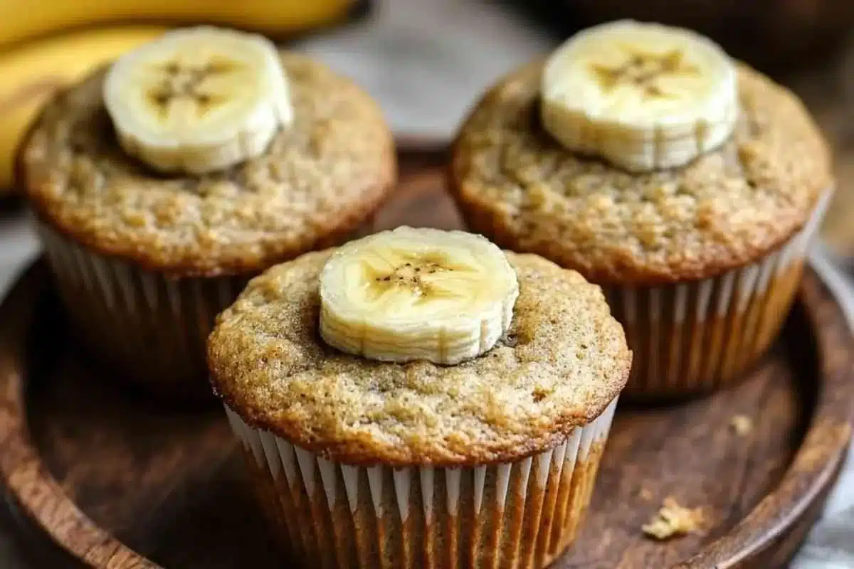  Banana Sourdough Muffins
