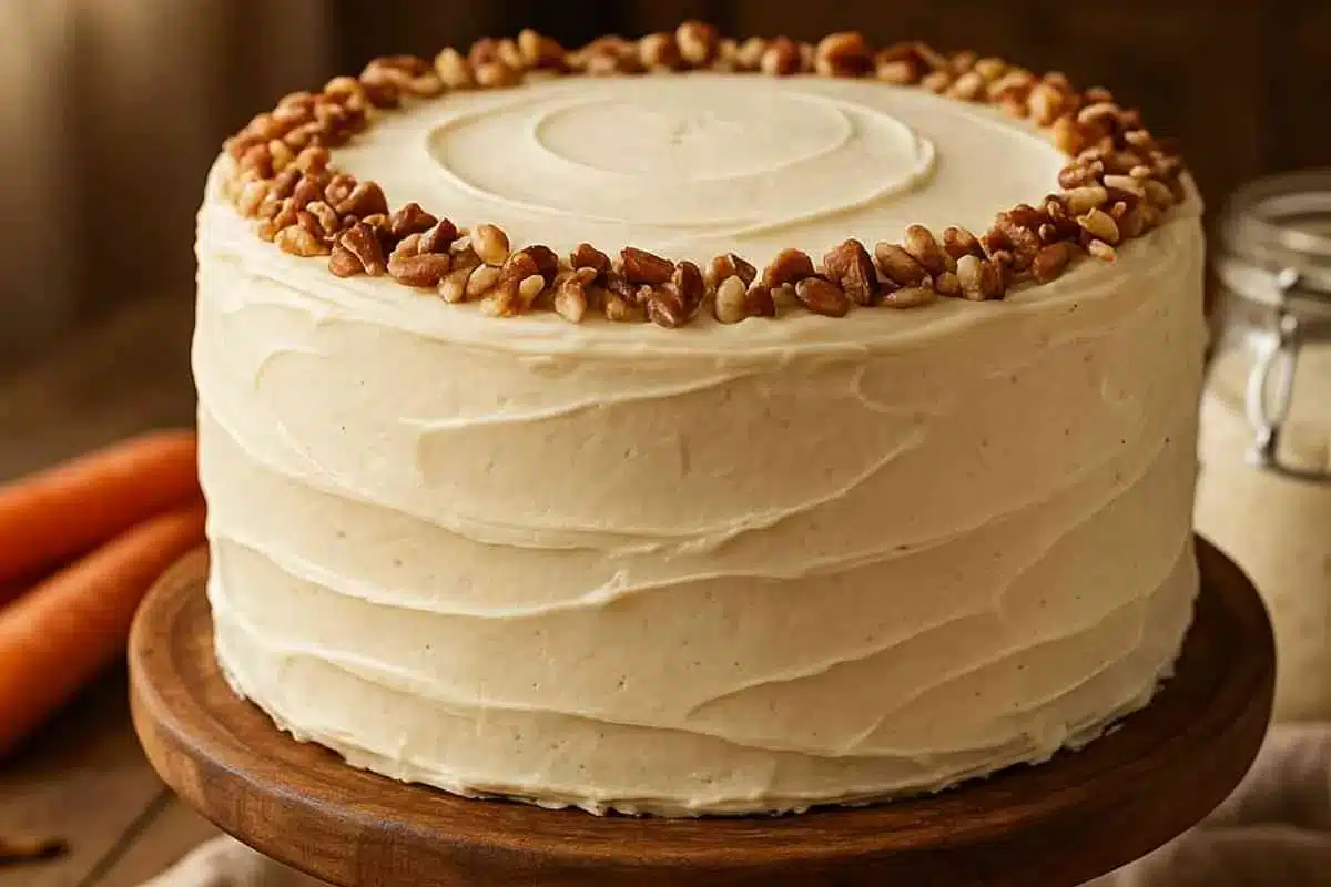 Moist Sourdough Carrot Cake