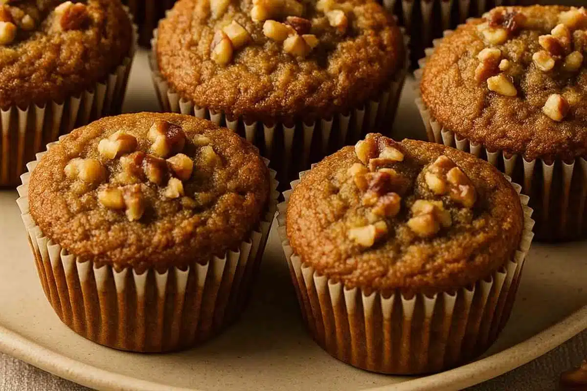 Sourdough Banana Bread Muffins