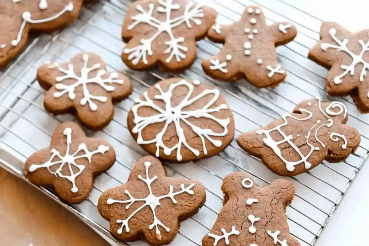 Sourdough gingerbread cookies