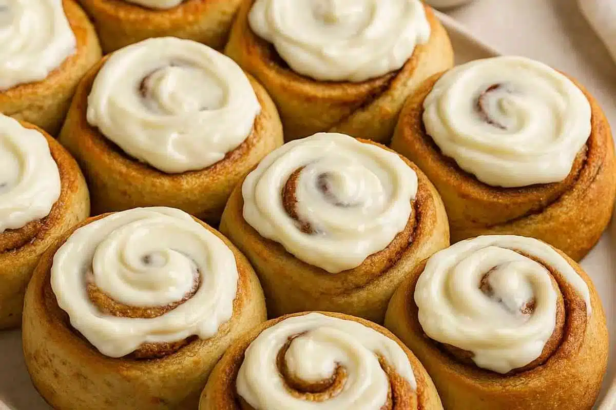 Carrot Cake Cinnamon Rolls