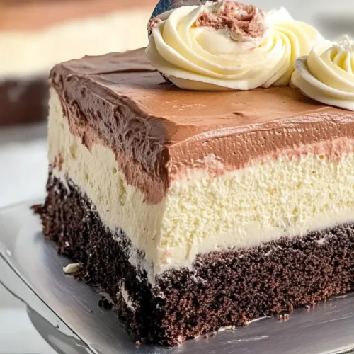 Italian Love Cake: The Magical Make-Ahead Dessert (My Go-To) Italian Love Cake Slice of Italian Love Cake showing flipped layers