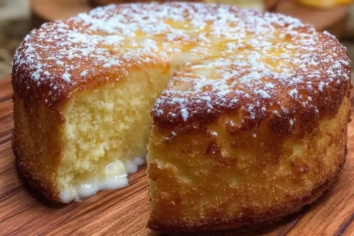 My Nonna's "No-Sink" Velvety Limoncello Ricotta Cloud Cake (The Secret) Velvety Limoncello Ricotta Cloud Cake A golden, velvety limoncello ricotta cloud cake dusted with powdered sugar, with one slice cut to reveal its soft, tender crumb.
