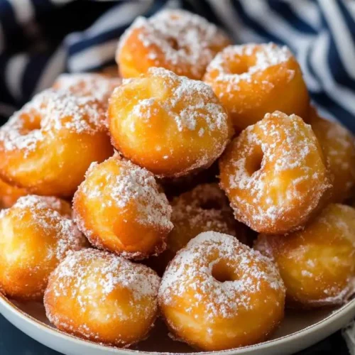 Authentic Italian Zeppole Recipe (Nonna's "Cloud-Like" Fried Dough Made Foolproof) Zeppole A plate of easy soft zeppole Italian donuts dusted generously with powdered sugar and served warm.