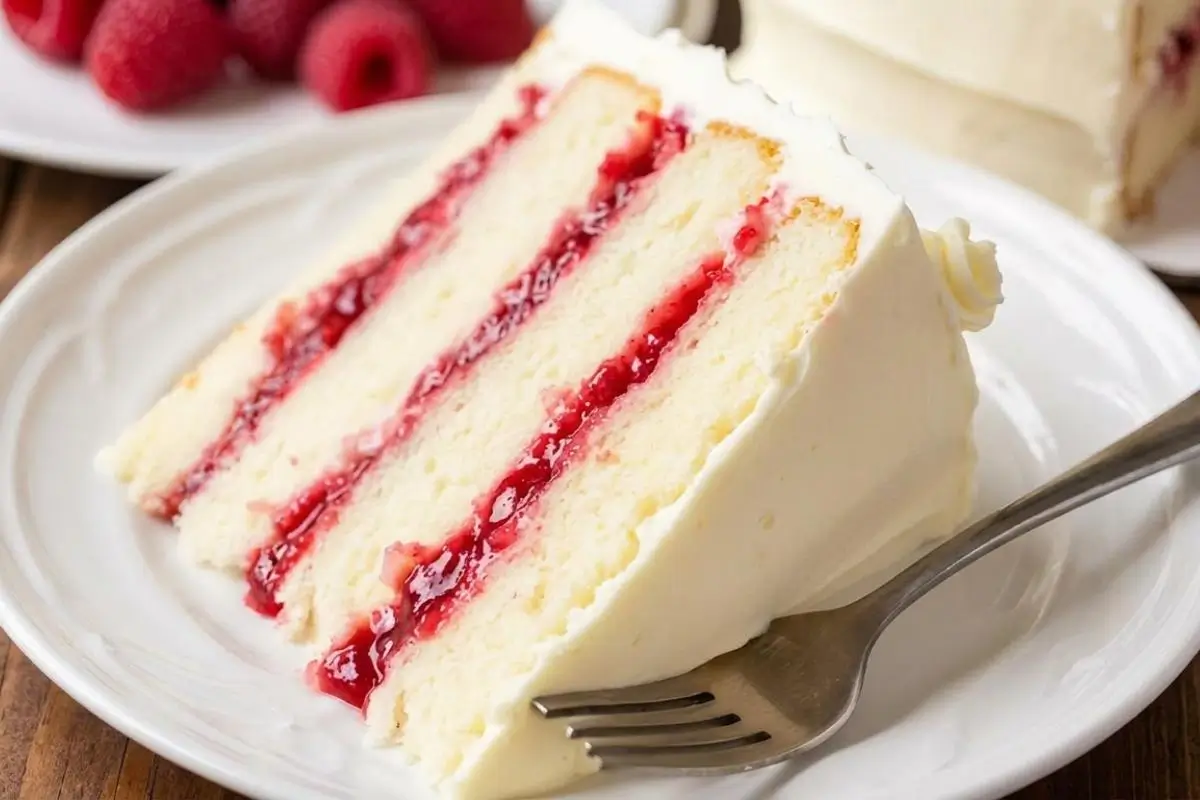 The Best White Chocolate Raspberry Cake (No Stress, Just Comfort) White Chocolate Raspberry Cake Save this classic raspberry layer cake recipe for your next special family dinner. With a tender vanilla crumb, a bright homemade raspberry filling, and a simple rustic frosting, it’s a beautiful, stress-free dessert that connects us right back to the sweet, cherished memories of baking with our mothers and grandmothers.