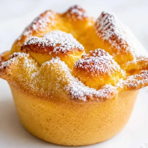 Soffioni Abruzzesi: Foolproof Sweet Ricotta Pastries (My Family's "Love Letters") Soffioni Abruzzesi A golden Soffioni Abruzzesi sweet ricotta pastry dusted with powdered sugar, featuring a delicate flower-shaped crust and creamy ricotta filling.